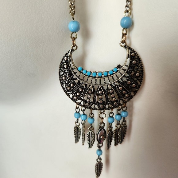 Three layer boho necklace - Picture 2 of 4
